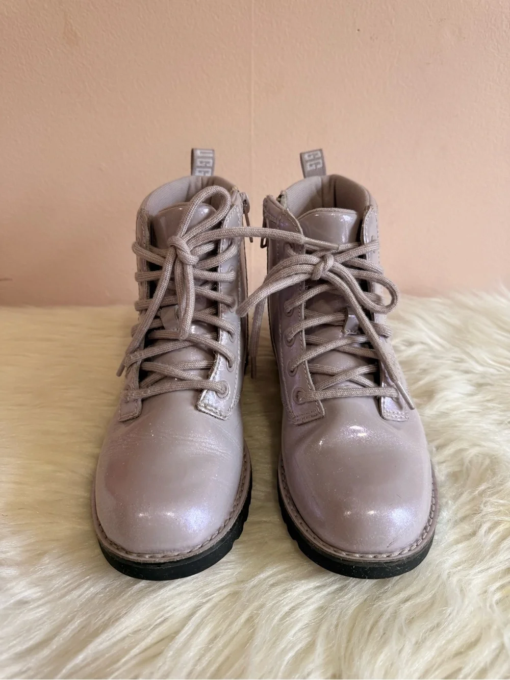 UGG Big Girl Lace-Up Ankle Boots